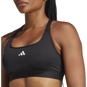 Sportbustier, matige steun adidas Performance. Polyester materiaal. Maten XS. Zwart kleur