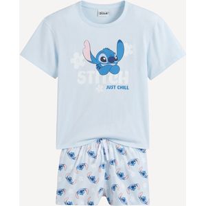 Stitch - Pyjashort - Blauw - Katoen