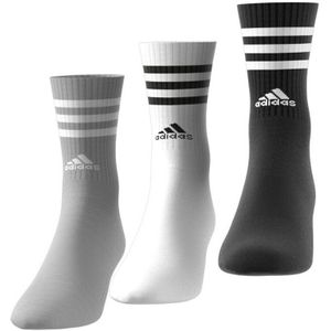 Set van 3 paar hoge sokken adidas Performance. Katoen materiaal. Maten S. Zwart kleur