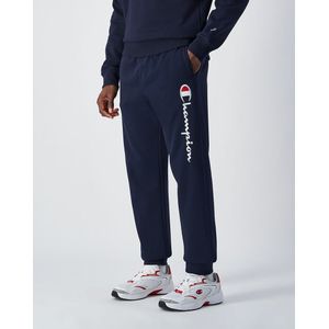 Joggingbroek met groot logo CHAMPION. Katoen materiaal. Maten XXL. Blauw kleur