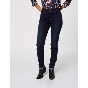 Slim brut jeans, 5-pockets MORGAN. Denim materiaal. Maten 44 FR - 42 EU. Blauw kleur
