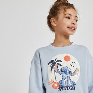 Sweater Stitch in molton STITCH. Molton materiaal. Maten 8 jaar - 126 cm. Blauw kleur