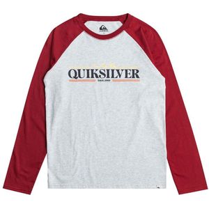 T-shirt met lange mouwen QUIKSILVER. Katoen materiaal. Maten 8 jaar - 126 cm. Wit kleur