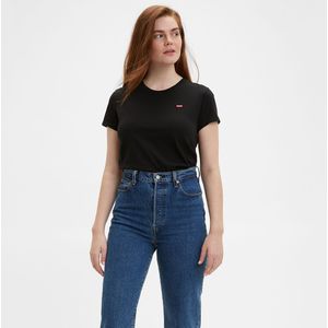 T-shirt Perfect Tee LEVI'S. Katoen materiaal. Maten XXS. Zwart kleur