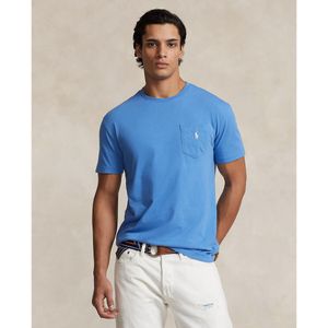 Recht T-shirt met ronde hals POLO RALPH LAUREN. Katoen materiaal. Maten L. Blauw kleur