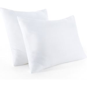 Stevig kussen Essentiel anti-mijt LA REDOUTE INTERIEURS.  materiaal. Maten 2 x 50 x 70 cm. Wit kleur