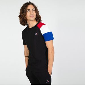 T-shirt met ronde hals en korte mouwen LE COQ SPORTIF. Katoen materiaal. Maten S. Zwart kleur