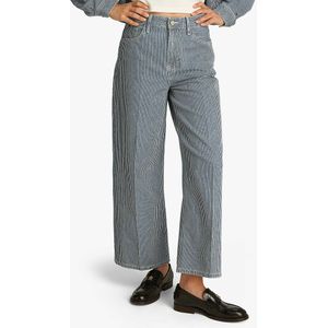 Wijde gestreepte jeans TOMMY HILFIGER. Katoen materiaal. Maten Maat 32 US - Lengte 30. Blauw kleur