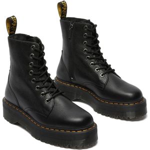 Boots met plateauzool Jadon III in Pisa leer DR. MARTENS. Leer materiaal. Maten 41. Zwart kleur