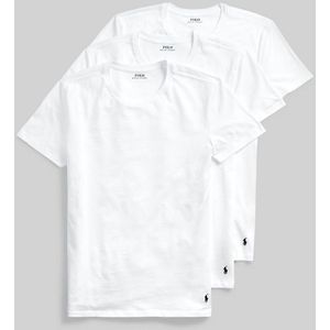 Set van 3 T-shirts met ronde hals POLO RALPH LAUREN. Katoen materiaal. Maten XL. Wit kleur