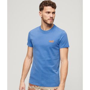 T-shirt met ronde hals Vintage Logo SUPERDRY. Katoen materiaal. Maten L. Blauw kleur