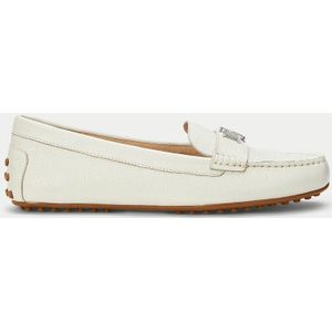 Loafers in leer BARNSBURY LAUREN RALPH LAUREN. Leer materiaal. Maten 36. Wit kleur
