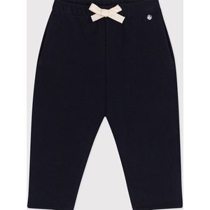 Broek in molton PETIT BATEAU. Katoen materiaal. Maten 1 jaar - 74 cm. Blauw kleur