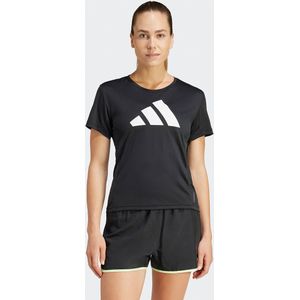 T-shirt voor running Run It adidas Performance. Polyester materiaal. Maten XS. Zwart kleur