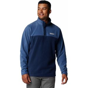 Fleece trui met opstaande kraag met drukknopen Steens Mountain COLUMBIA. Polyester materiaal. Maten S. Blauw kleur