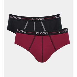 Set van 2 slips Start SLOGGI. Katoen materiaal. Maten S. Rood kleur