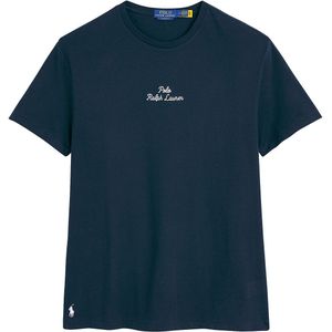 Recht T-shirt met logo POLO RALPH LAUREN. Katoen materiaal. Maten S. Blauw kleur