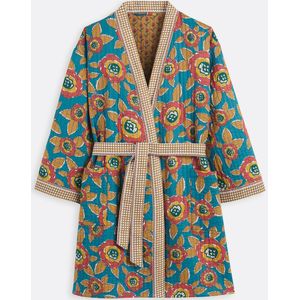 Kimono badjas in bedrukt katoen, Chandi JAMINI x LA REDOUTE INTERIEURS. Katoen materiaal. Maten 46/48 FR - 44/46 EU. Andere kleur