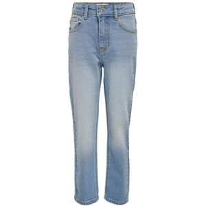 Mom jeans KIDS ONLY. Katoen materiaal. Maten 14 jaar - 156 cm. Blauw kleur