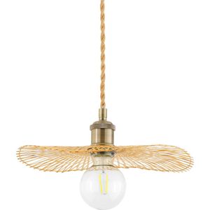 Luchtige hanglamp in bamboe Ø30 cm, Ezia LA REDOUTE INTERIEURS. Bamboe materiaal. Maten één maat. Beige kleur