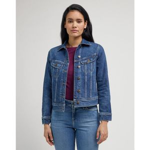 Jeansvest LEE. Katoen materiaal. Maten XS. Blauw kleur