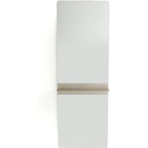 Spiegel met legplank, in ijzermetaal, H170cm, Ovata AM.PM. Glas materiaal. Maten één maat. Grijs kleur