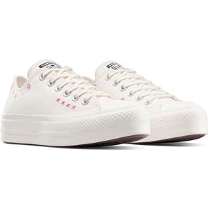 All Star Lift Joyful Florals Sneakers CONVERSE. Canvas materiaal. Maten 41. Beige kleur