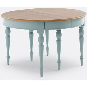 Uitschuifbare tafel voor 4 tot 12 personen Angusta LA REDOUTE INTERIEURS. Hout materiaal. Maten 12 personen. Blauw kleur