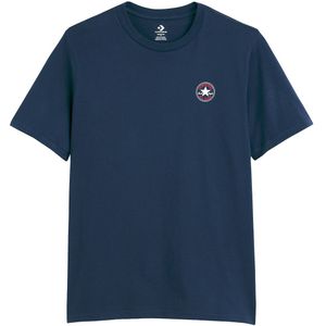 T-shirt met korte mouwen, klein logo, Chuck Patch CONVERSE. Katoen materiaal. Maten S. Blauw kleur