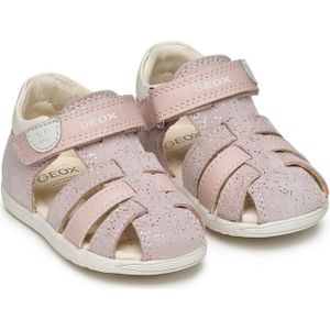 Sandalen, eerste stappen Macchia GEOX. Leer materiaal. Maten 26. Roze kleur