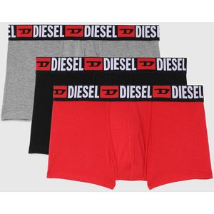 Set van 3 boxershorts DIESEL. Katoen materiaal. Maten XS. Grijs kleur