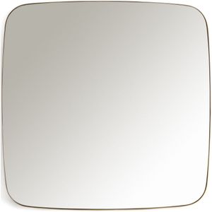 Vierkante spiegel in metaal 90x90 cm, Iodus LA REDOUTE INTERIEURS. Medium (mdf) materiaal. Maten één maat. Zwart kleur