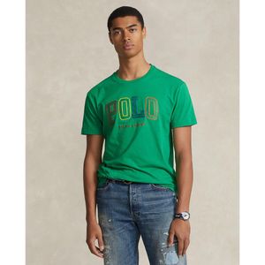 Custom slim T-shirt met logo POLO RALPH LAUREN. Katoen materiaal. Maten L. Groen kleur