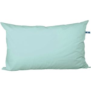 Synthetisch hoofdkussen, medium, Big pillow LA REDOUTE INTERIEURS.  materiaal. Maten 65 x 100 cm. Blauw kleur