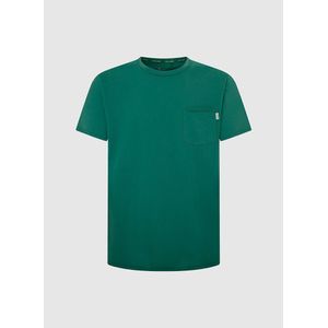 T-shirt met ronde hals PEPE JEANS. Katoen materiaal. Maten XXL. Groen kleur