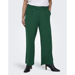 Wijde broek ONLY CARMAKOMA. Polyester materiaal. Maten 42/44 FR - 40/42 EU. Groen kleur