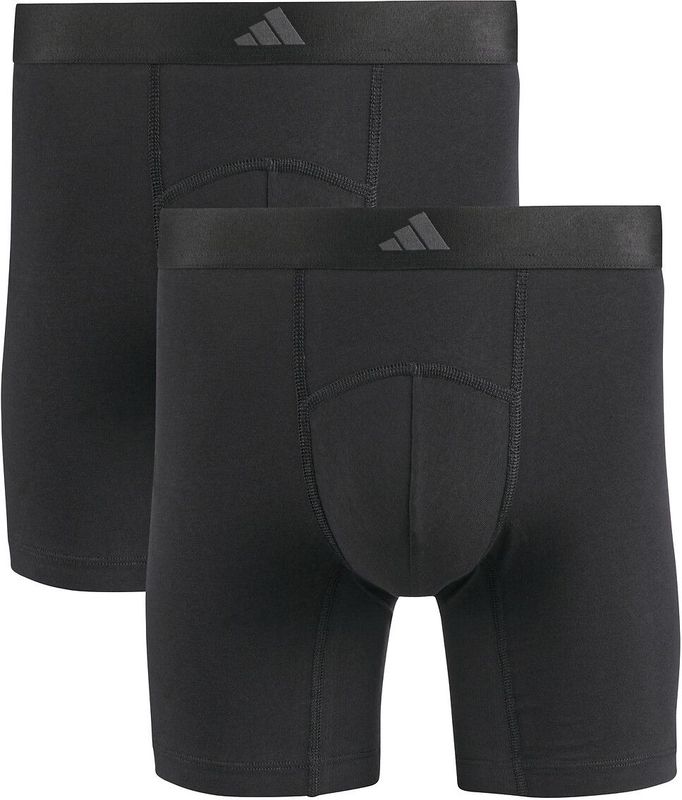 Set van 2 boxershorts Ergonomic adidas Performance. Katoen materiaal. Maten M. Zwart kleur