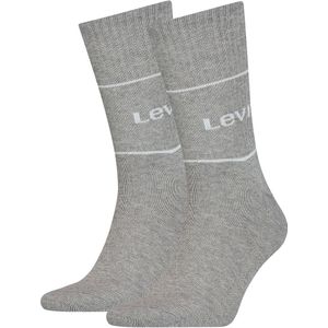 Set van 2 paar sokken sport logo LEVI'S. Katoen materiaal. Maten 35/38. Grijs kleur