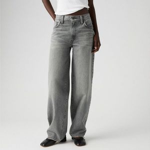 Jeans Baggy Dad LEVI'S. Denim materiaal. Maten Maat 31 (US) - Lengte 32. Grijs kleur