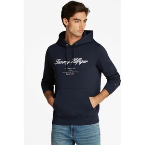 Hoodie met logo TOMMY HILFIGER. Katoen materiaal. Maten XL. Blauw kleur
