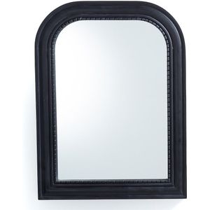 Spiegel in massief mangohout 45x60 cm, Afsan LA REDOUTE INTERIEURS. Donker hout materiaal. Maten één maat. Zwart kleur