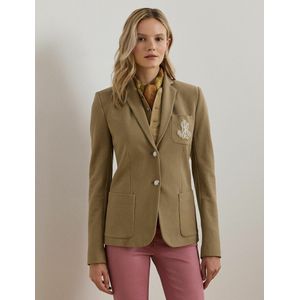 Blazerjasje LAUREN RALPH LAUREN. Katoen materiaal. Maten S. Beige kleur