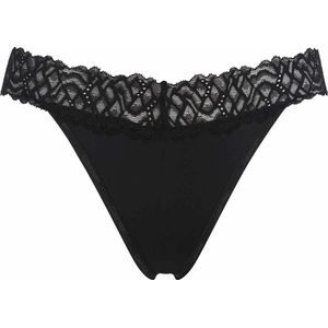 String Attraction CALVIN KLEIN UNDERWEAR. Polyamide materiaal. Maten XS. Zwart kleur