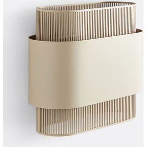 La Redoute Intérieurs - Leila - Dubbele Wandlamp - Beige - Metaal