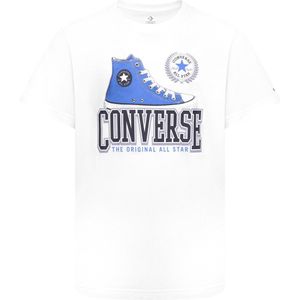 T-shirt met korte mouwen CONVERSE. Katoen materiaal. Maten 13/15 jaar - 153/159 cm. Wit kleur