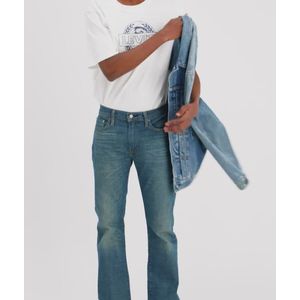 Jeans 527 Bootcut LEVI'S. Katoen materiaal. Maten W33 - Lengte 30. Blauw kleur