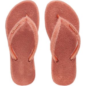 Teenslippers Slim Plush HAVAIANAS. Polyester materiaal. Maten 35/36. Roze kleur