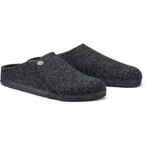 Muiltjes Zermatt Rivet BIRKENSTOCK. Wol materiaal. Maten 38. Grijs kleur