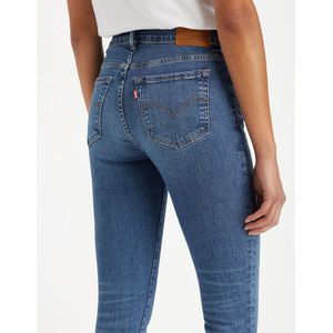 Jeans 711™ Double Button LEVI'S. Denim materiaal. Maten Maat 29 (US) - Lengte 34. Blauw kleur