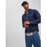 Lichte donsjas met opstaande kraag Hero JACK & JONES. Polyester materiaal. Maten XXL. Blauw kleur